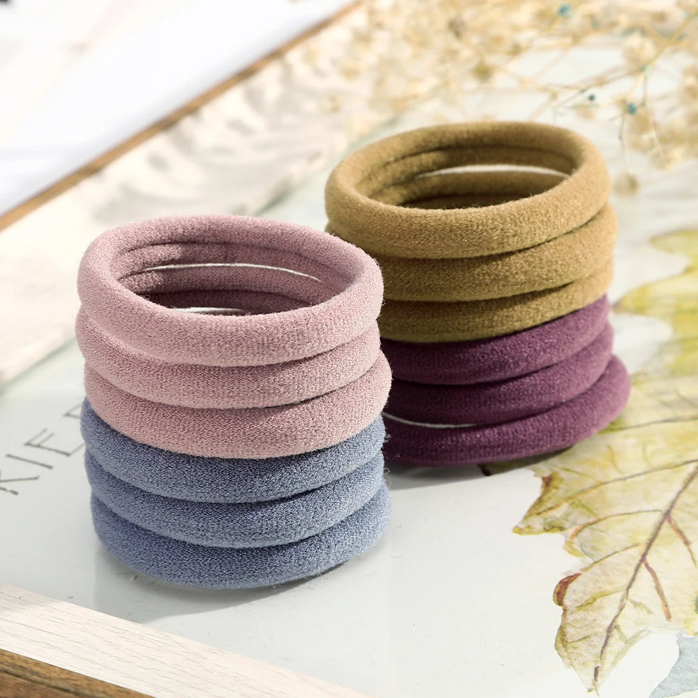 50PCS/Set Women Basic Scrunchie Hair Tie