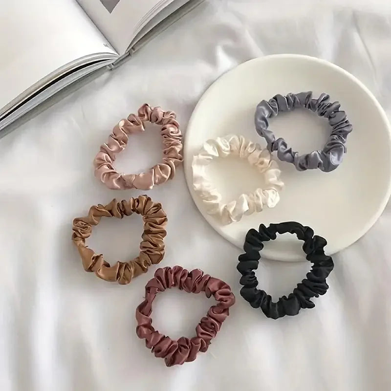 6Pcs Elegant Women's Multi Color Hair ties