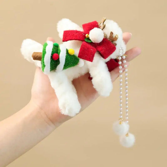 Christmas Plush Hair Claw