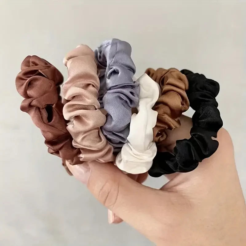 6Pcs Elegant Women's Multi Color Hair ties